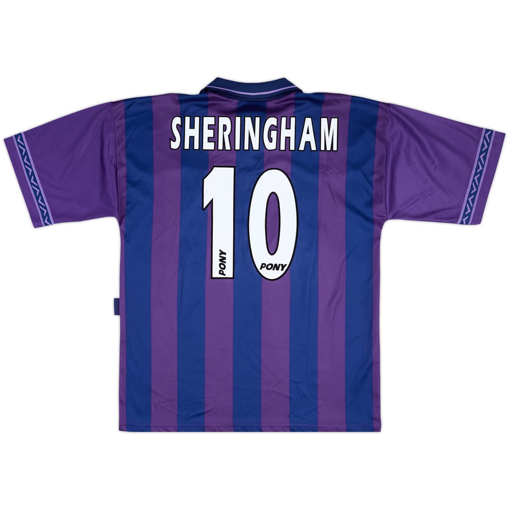 1995-97 Tottenham Away Shirt Sheringham #10 - 8/10 - (L)