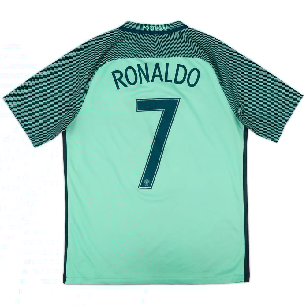 2016-18 Portugal Away Shirt Ronaldo #7 - 6/10 - (M)