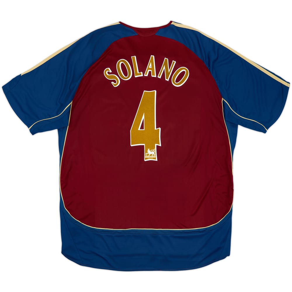 2006-07 Newcastle Away Shirt Solano #4 - 8/10 - (XXL)