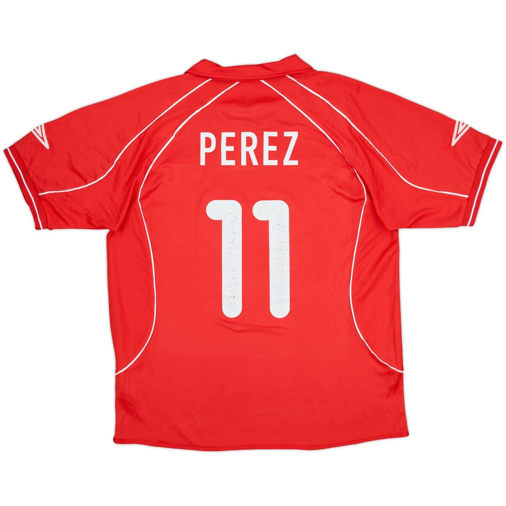 2002-04 AZ Alkmaar Home Shirt Perez #11 - 6/10 - (L)
