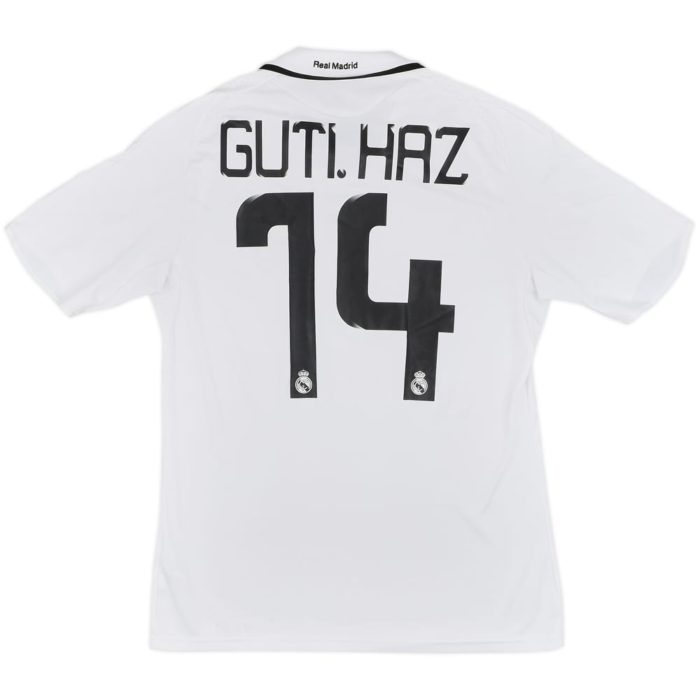 2008-09 Real Madrid Home Shirt Guti.Haz #14 - 7/10 - (M)