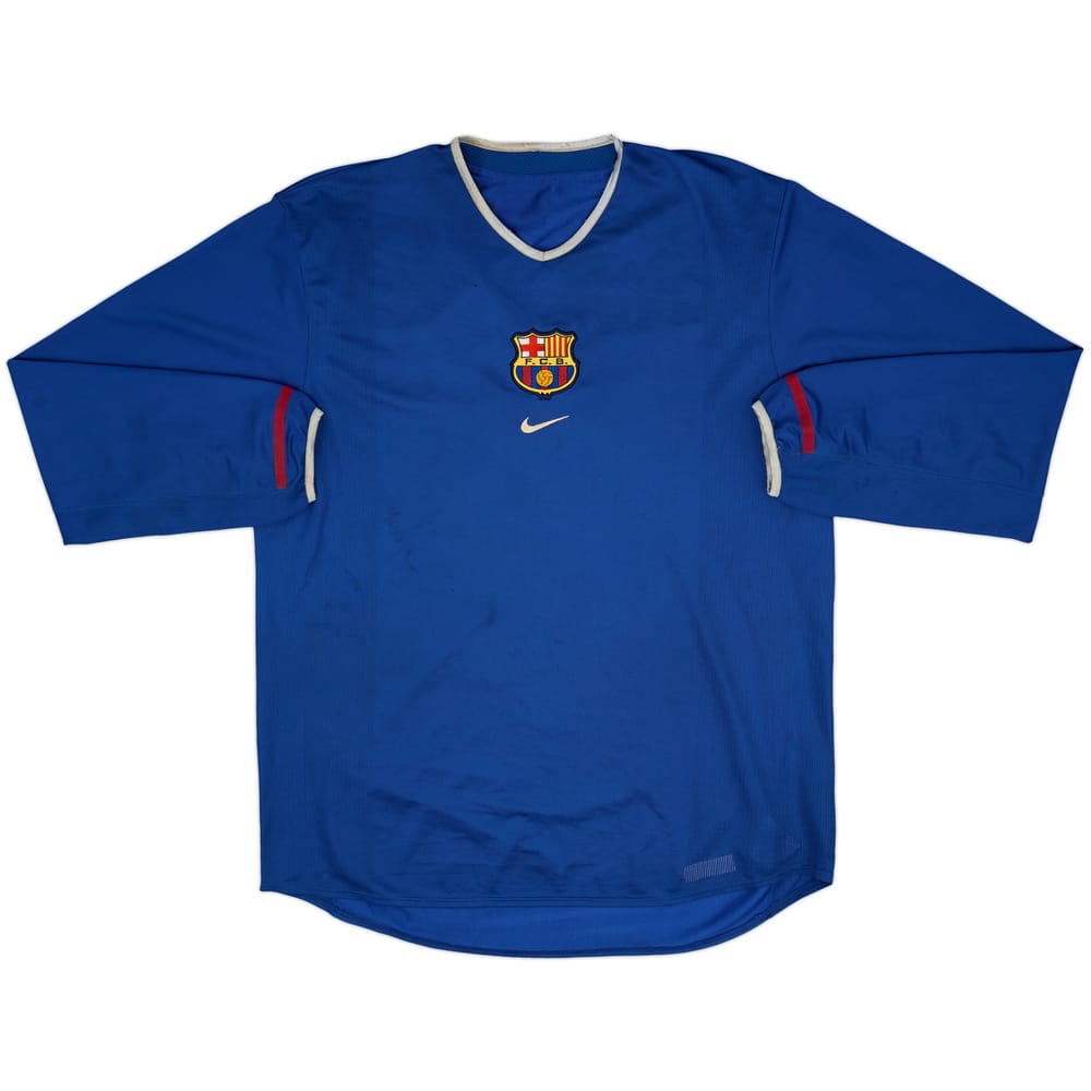 2001-02 Barcelona Third L/S Shirt - 5/10 - (XL)