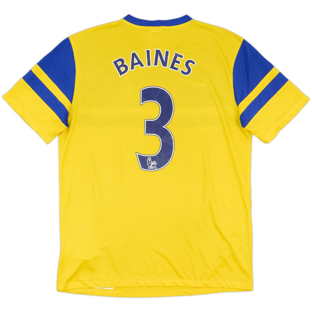2013-14 Everton Away Shirt Baines #3 - 7/10 - (L)
