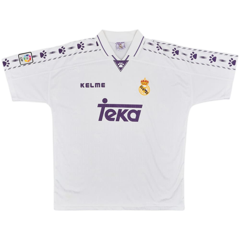 1996-97 Real Madrid Home Shirt - 8/10 - (XL)