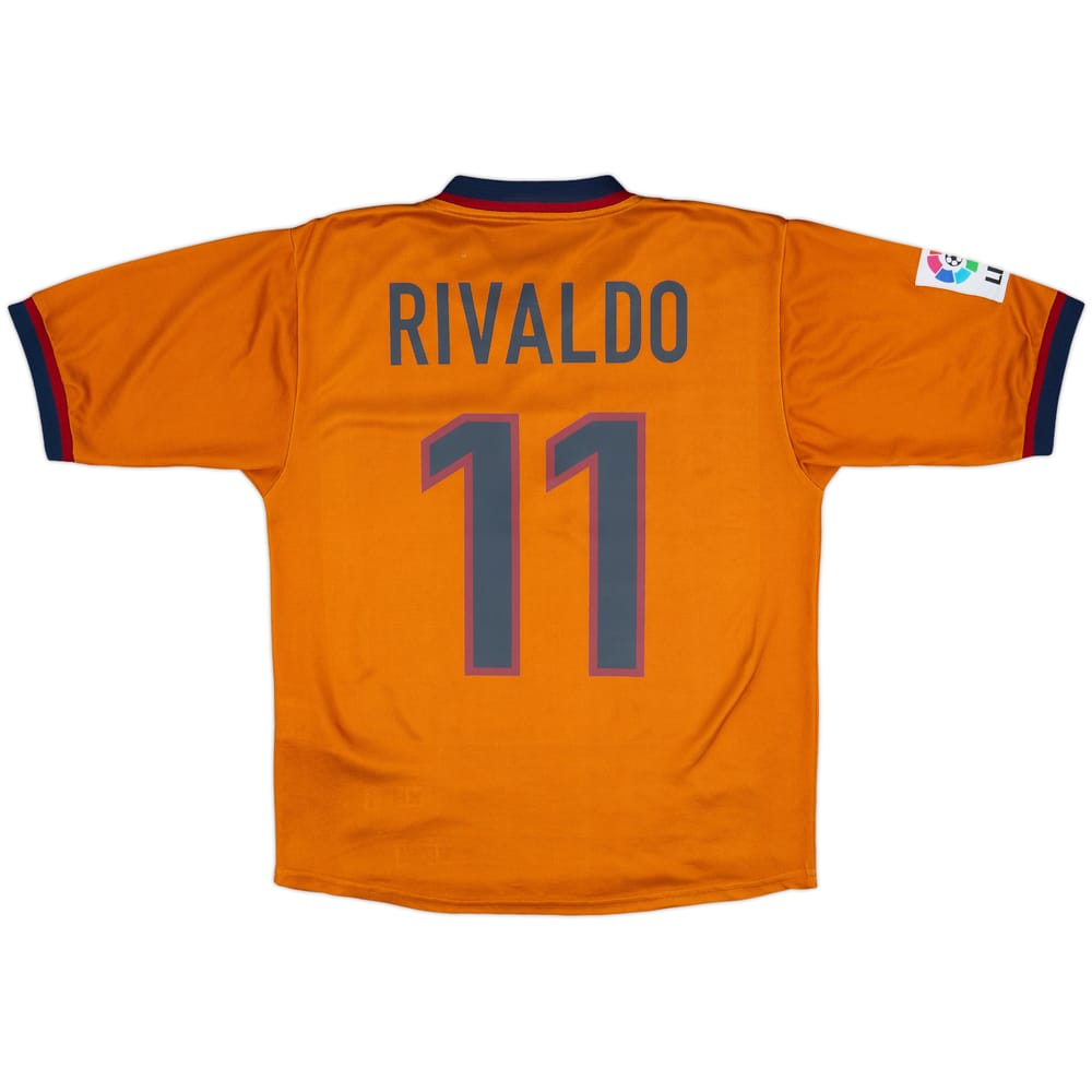 1998-00 Barcelona Third Shirt Rivaldo #11 - 8/10 - (S)