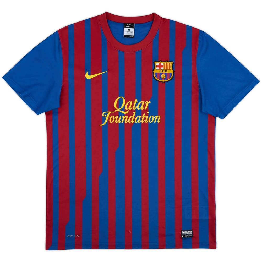2011-12 Barcelona Basic Home Shirt - 7/10 - (L)
