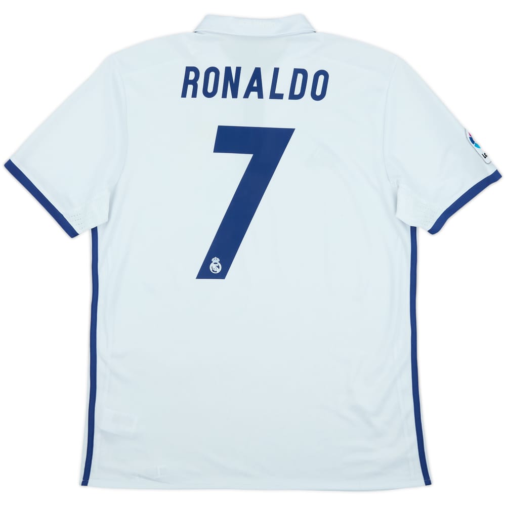 2016-17 Real Madrid Home Shirt Ronaldo #7 - 5/10 - (L)