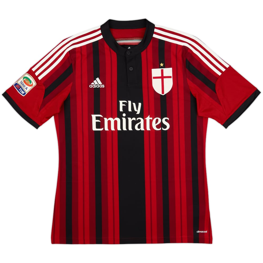 2014-15 AC Milan Home Shirt - 10/10 - (L)