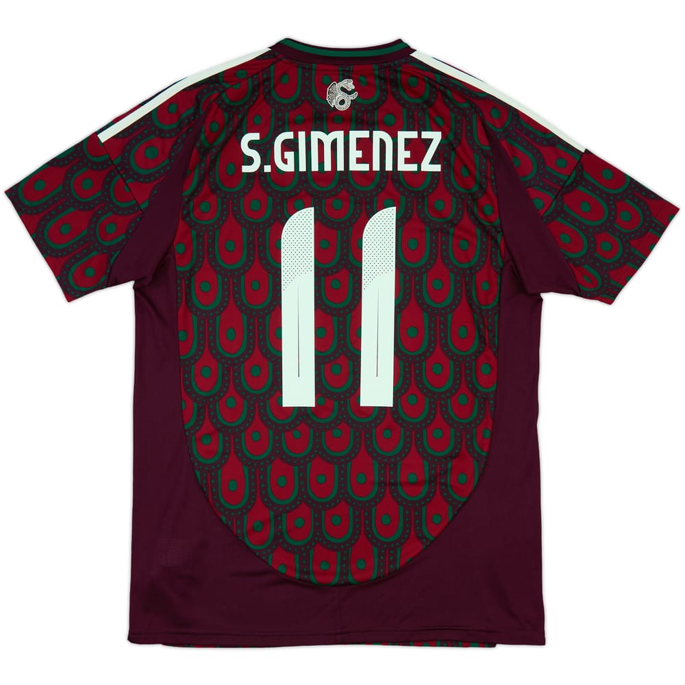 2024-25 Mexico Home Shirt S.Gimenez #11 - 10/10 - (L)