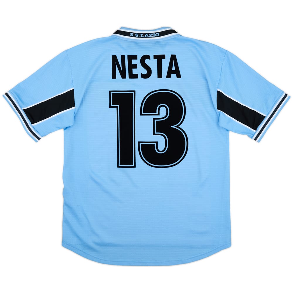 1998-00 Lazio Home Shirt Nesta #13 - 8/10 - (M)