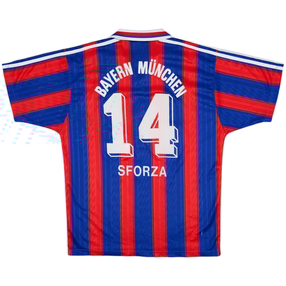 1995-97 Bayern Munich Home Shirt Sforza #14 - 8/10 - (M)