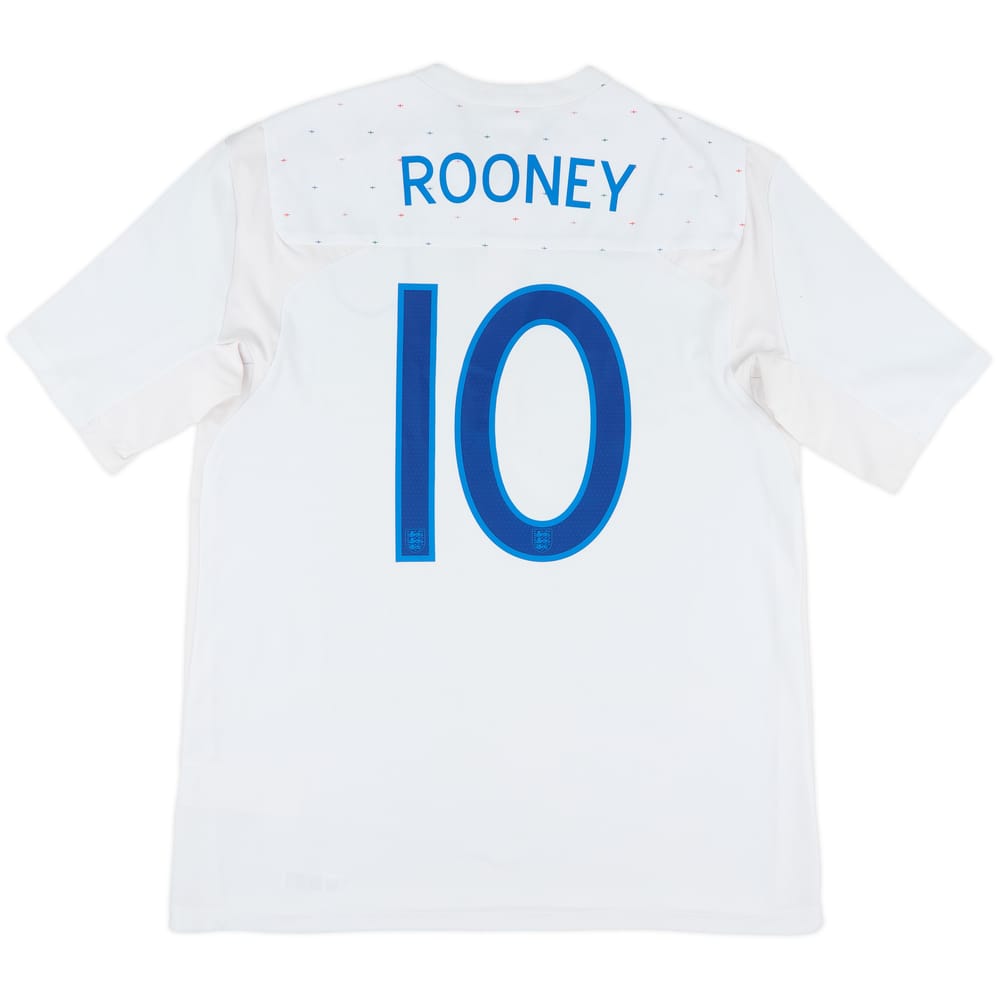 2010-11 England Home Shirt Rooney #10 - 7/10 - (XL)