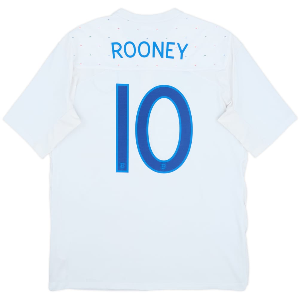 2010-11 England Home Shirt Rooney #10 - 8/10 - (L)