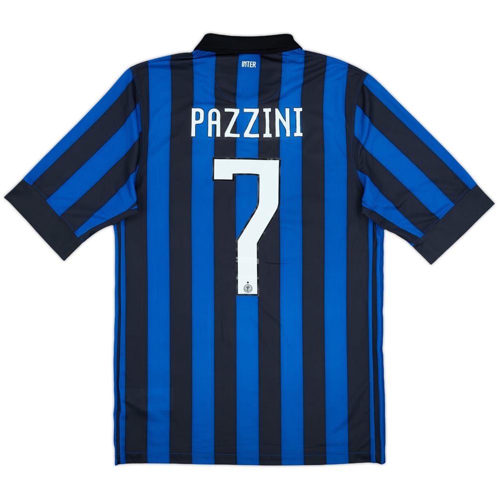 2011-12 Inter Milan Home Shirt Pazzini #7 - 8/10 - (S)