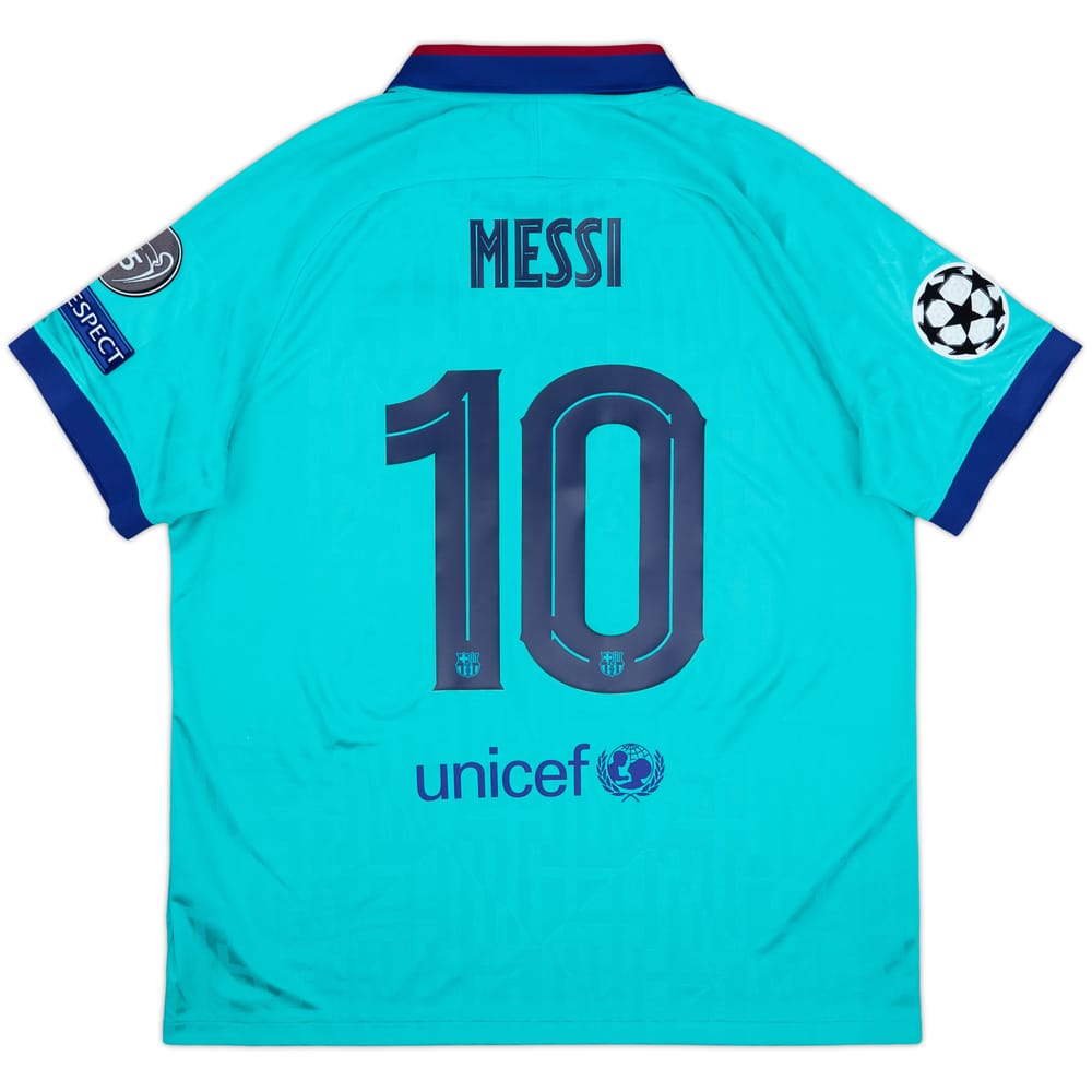 2019-20 Barcelona Third CL Shirt Messi #10 - 10/10 - (XL)