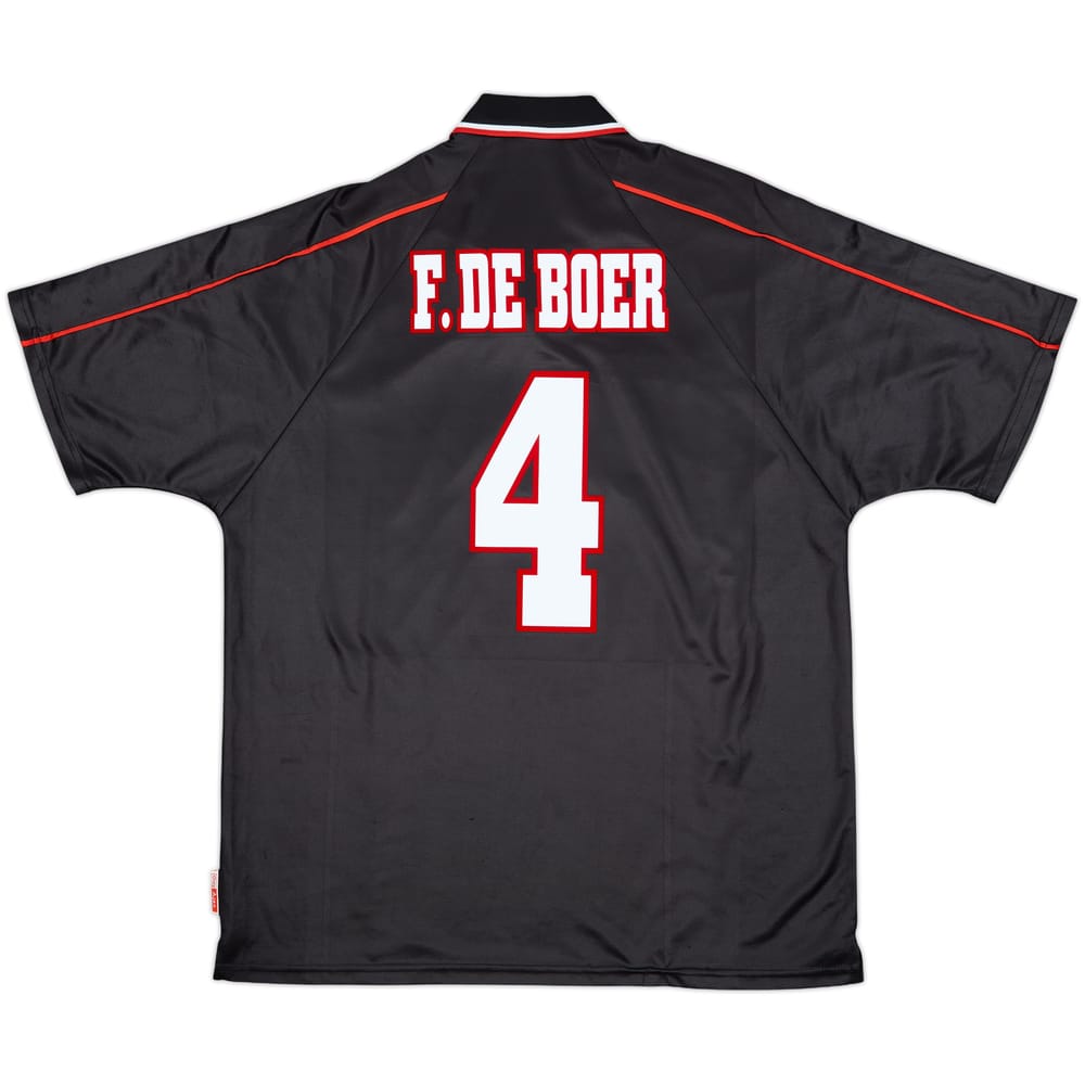 1998-99 Ajax Away Shirt F.De Boer #4 - 8/10 - (XL)