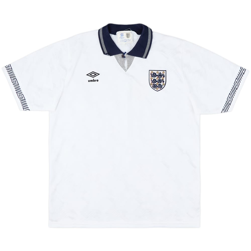 1990-92 England Home Shirt