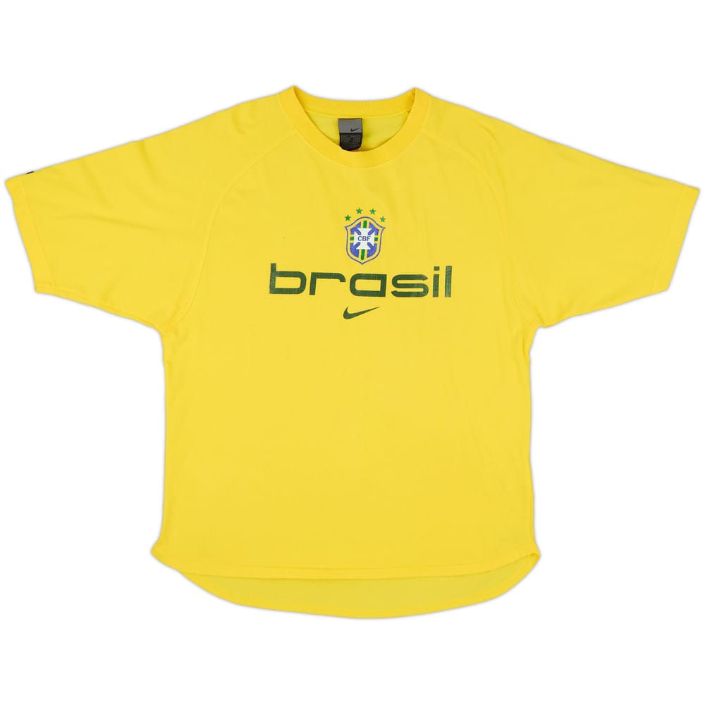 2004-06 Brazil Nike Cotton Tee - 6/10 - (S)