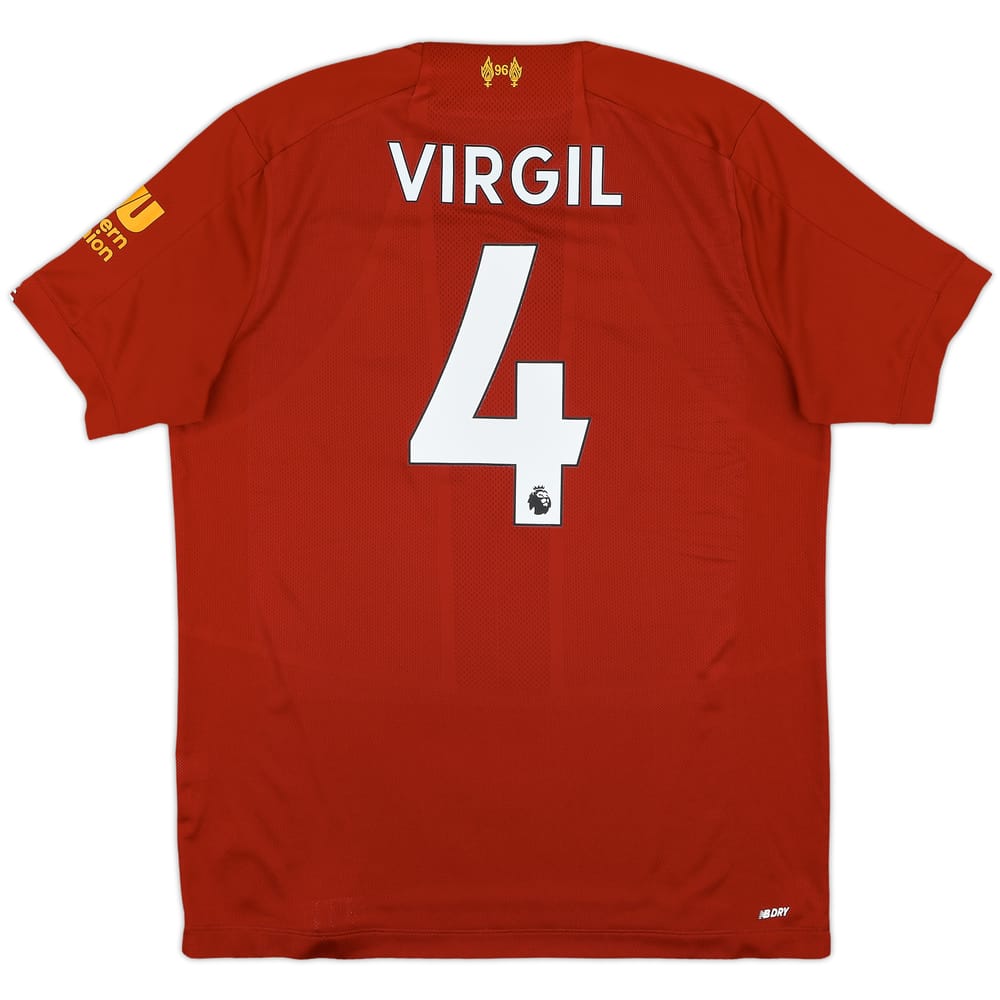 2019-20 Liverpool Home Shirt Virgil #4 - 7/10 - (L)