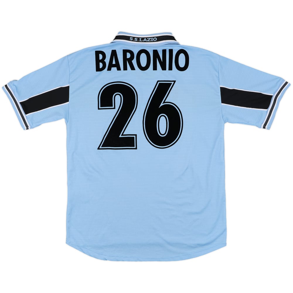 1998-00 Lazio Home Shirt Baronio #26 - 9/10 - (L)