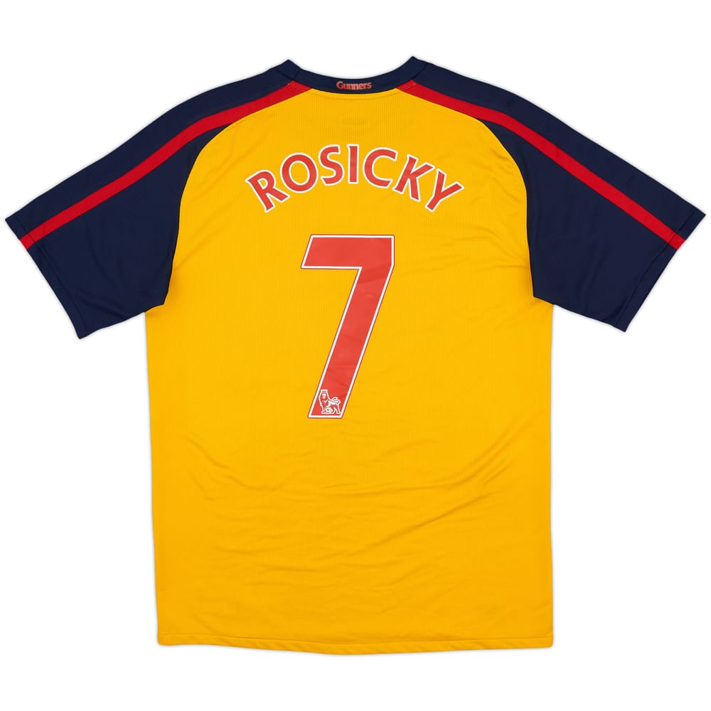 2008-09 Arsenal Away Shirt Rosicky #7 - 9/10 - (S)