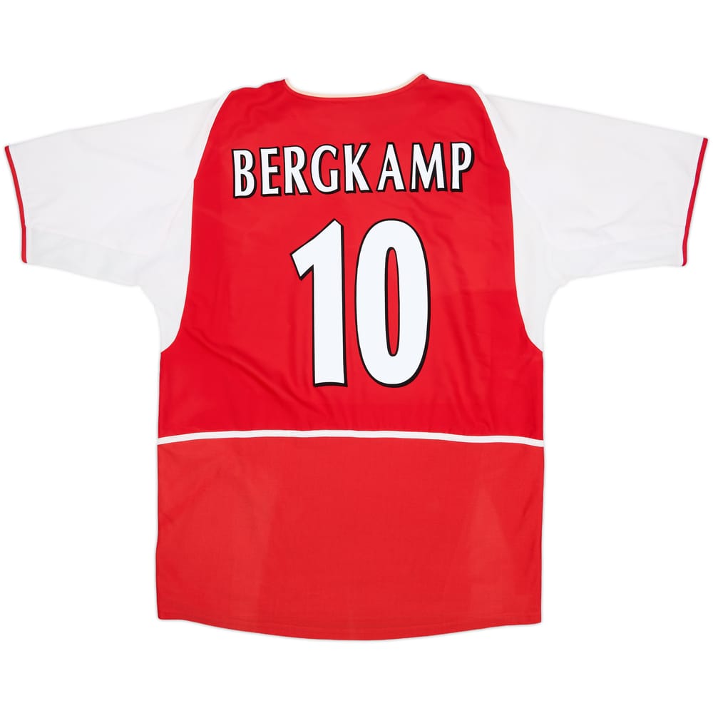 2002-04 Arsenal Home Shirt Bergkamp #10 - 8/10 - (XL)