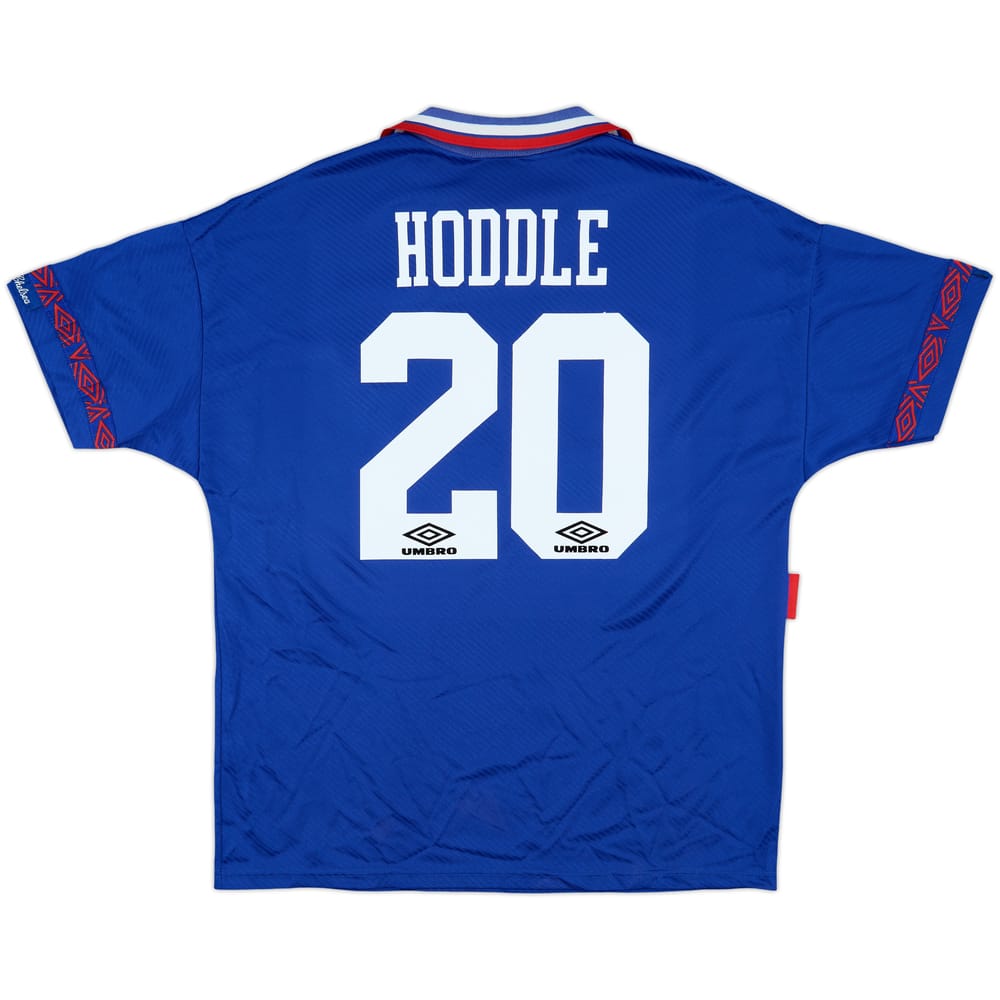 1994-95 Chelsea Home Shirt Hoddle #20 - 8/10 - (L)