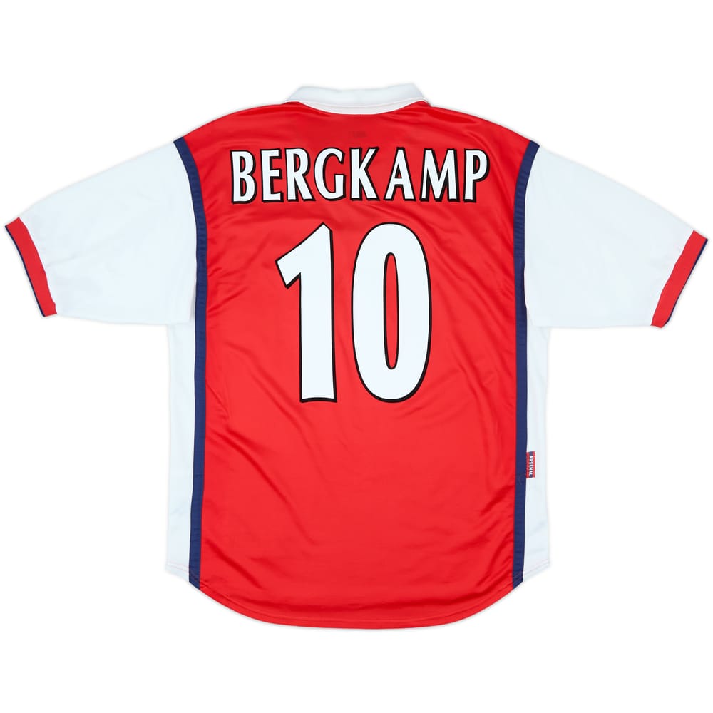 1998-99 Arsenal Home Shirt Bergkamp #10 - 9/10 - (M)