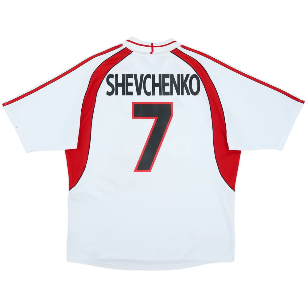 2000-02 AC Milan Away Shirt Shevchenko #7 - 8/10 - (XL)
