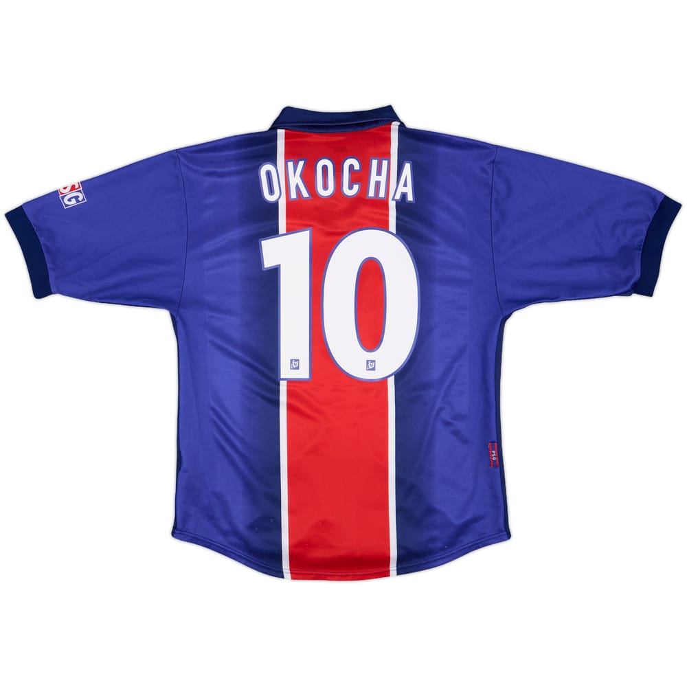 1998-99 Paris Saint-Germain Home Shirt Okocha #10 - 8/10 - (M)
