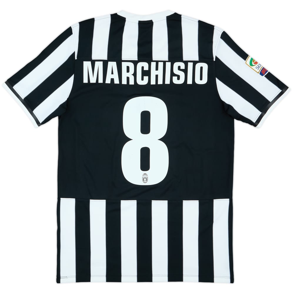 2013-14 Juventus Home Shirt Marchisio #8 - 8/10 - (M)
