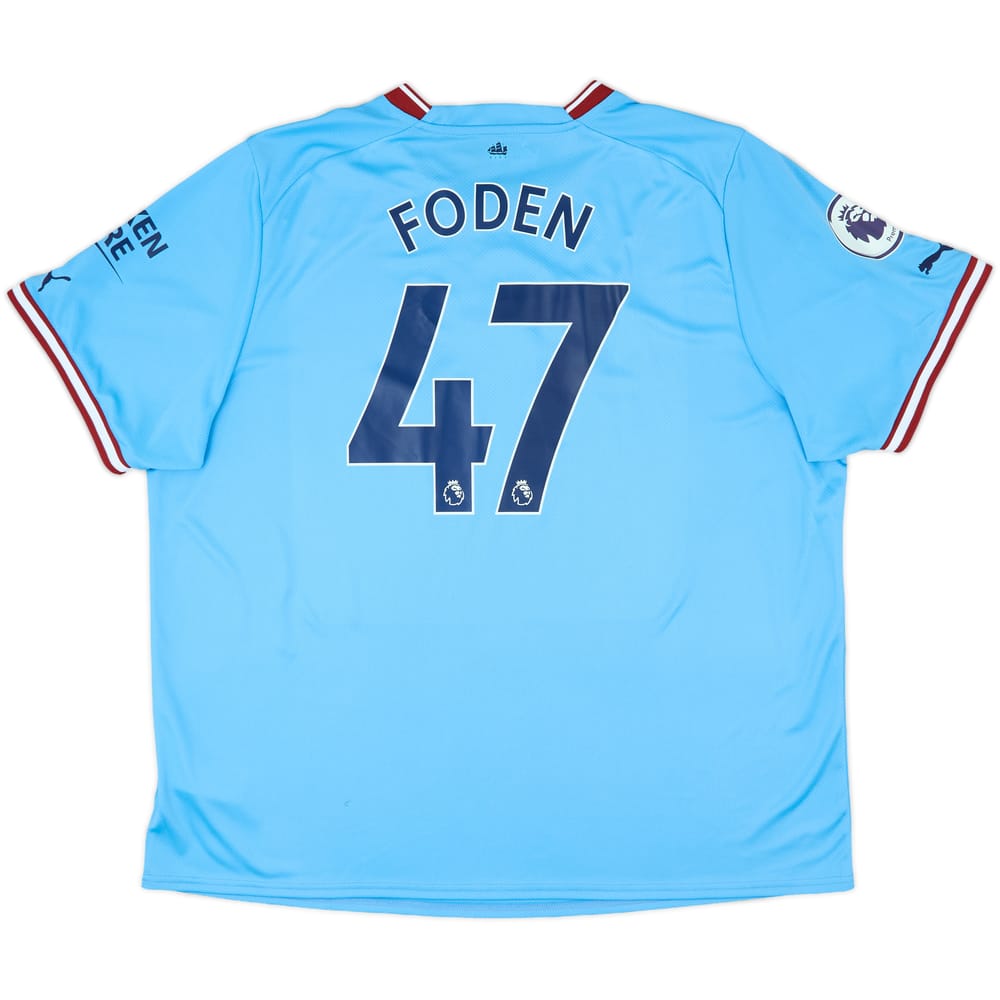 2022-23 Manchester City Home Shirt Foden #47 (3XL)