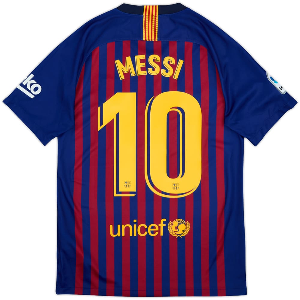 2018-19 Barcelona Home Shirt Messi #10 - 10/10 - (S)