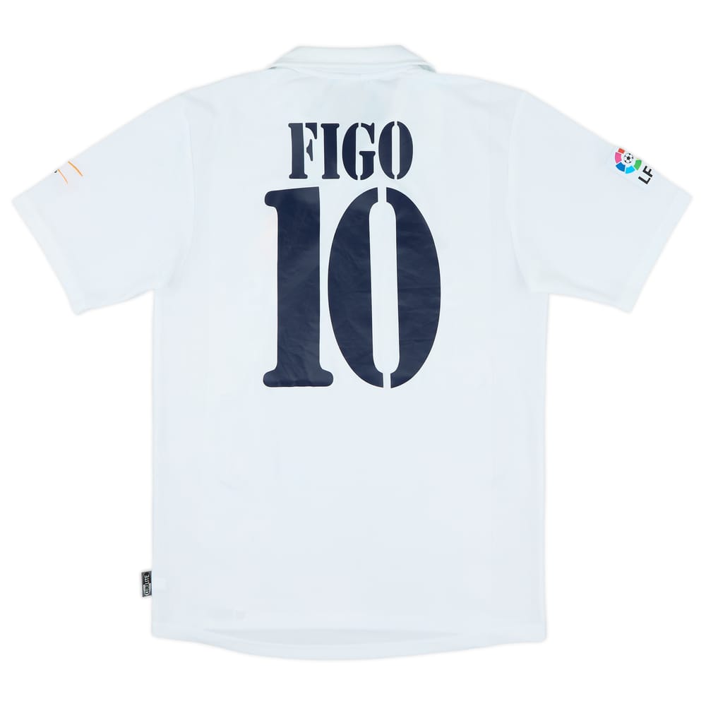 2002-03 Real Madrid Centenary Home Shirt Figo #10 - 7/10 - (S)