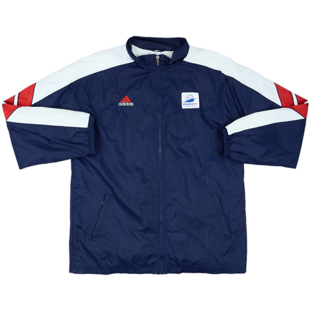 1998-00 England adidas France 98 Track Jacket - 7/10 - (M)