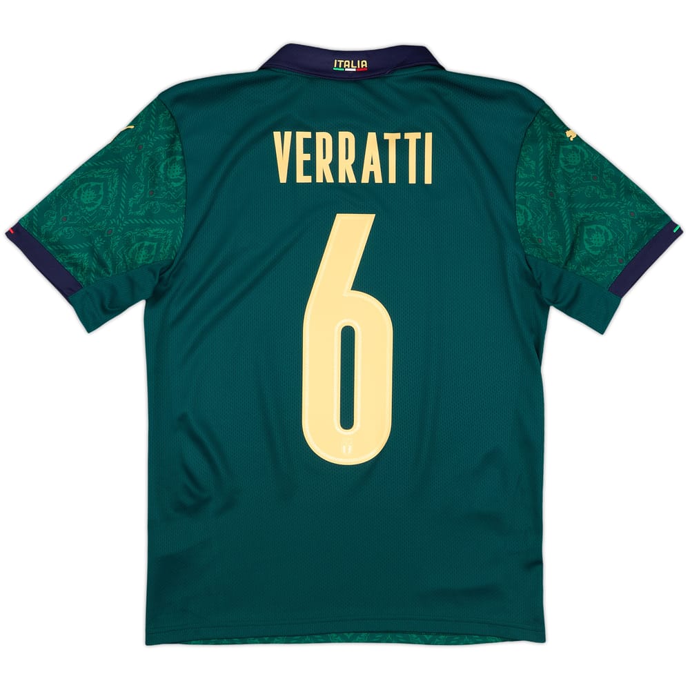 2019-20 Italy Third Shirt Verratti #6 - 10/10 - (XS)