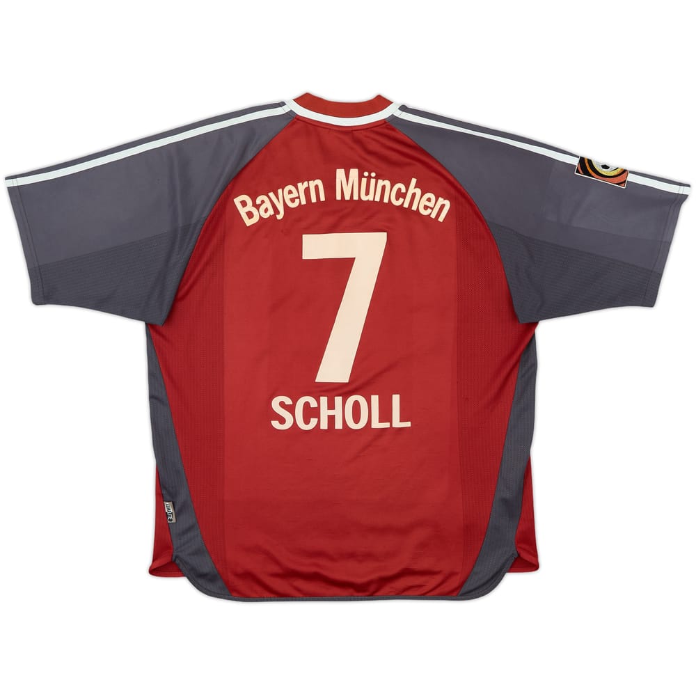 2001-02 Bayern Munich Home Shirt Scholl #7 - 5/10 - (L)
