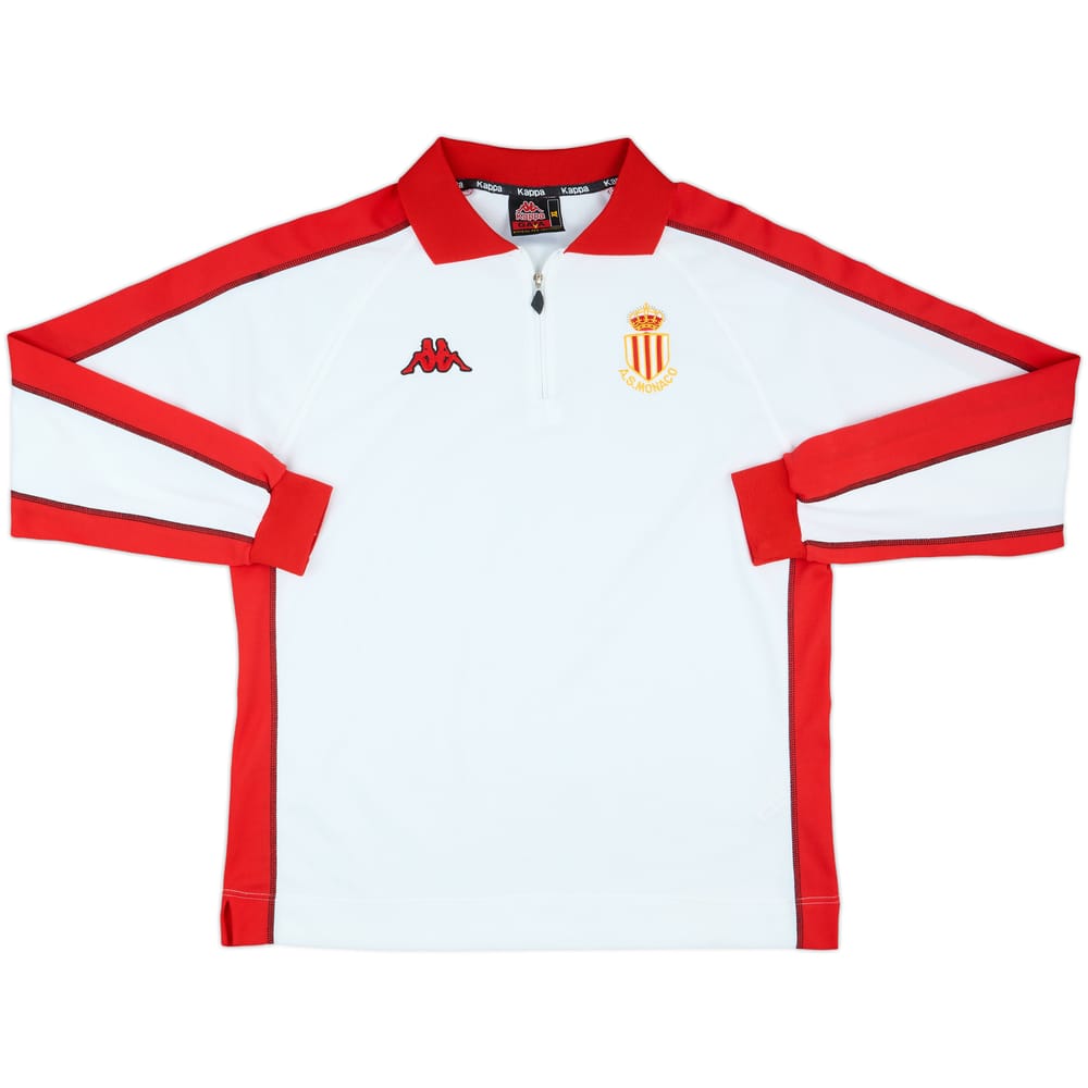 2000-01 Monaco Kappa 1/4 Zip L/S Training Shirt - 9/10 - (XL)