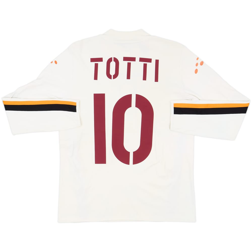 2003-04 Roma Away L/S Shirt Totti #10 - 6/10 - (M)