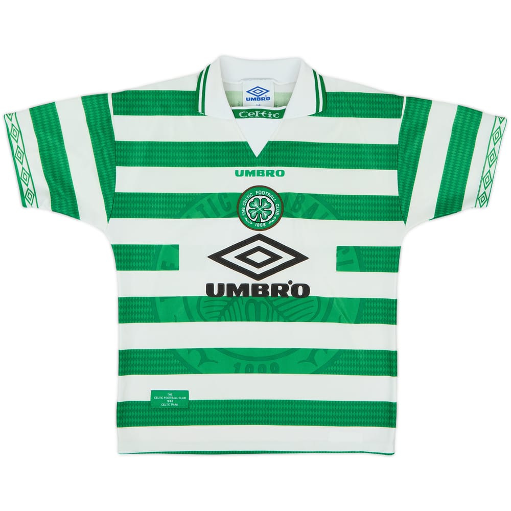 1997-99 Celtic Home Shirt - 8/10 - (L.Boys)