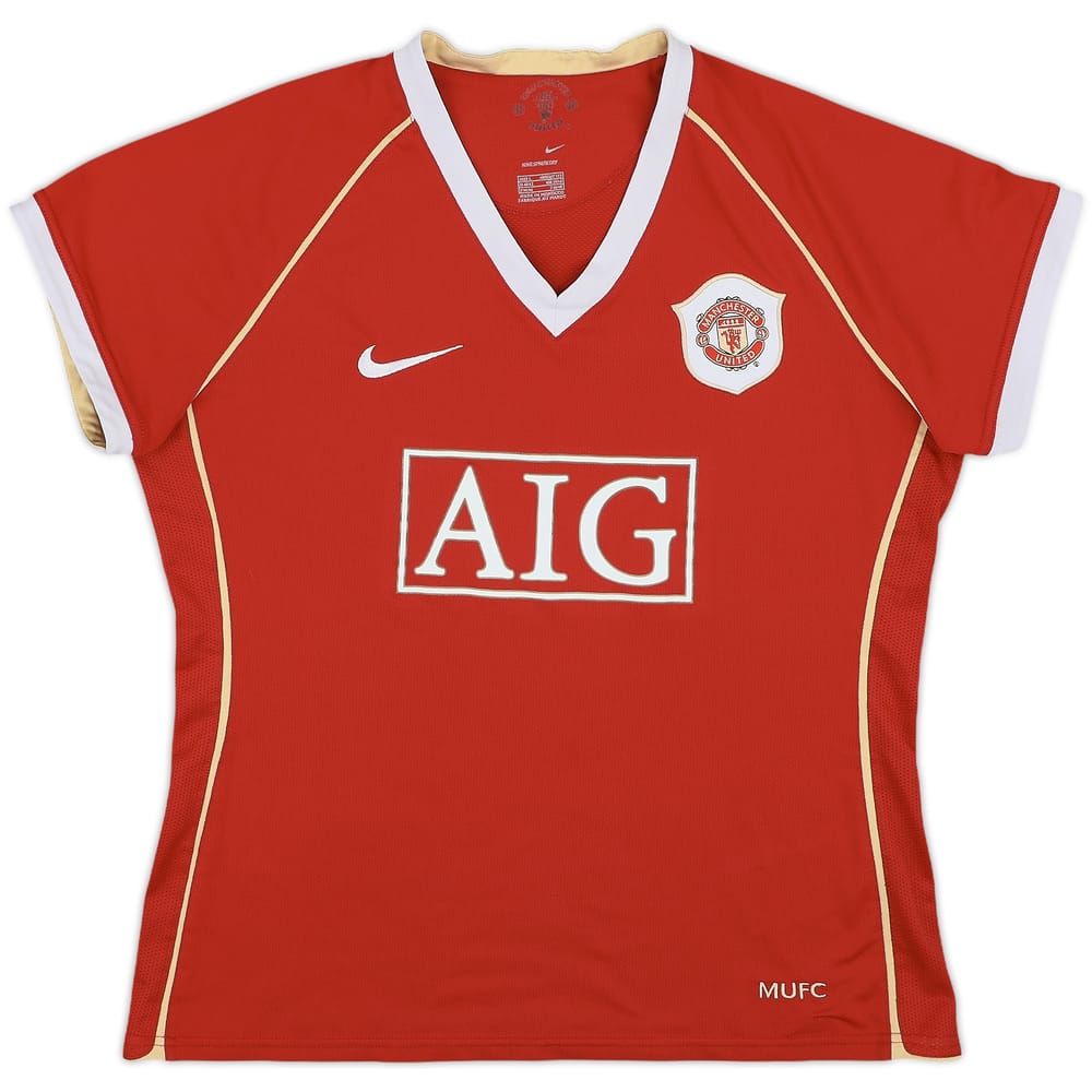 2006-07 Manchester United Home Shirt - 6/10 - (Women's L)