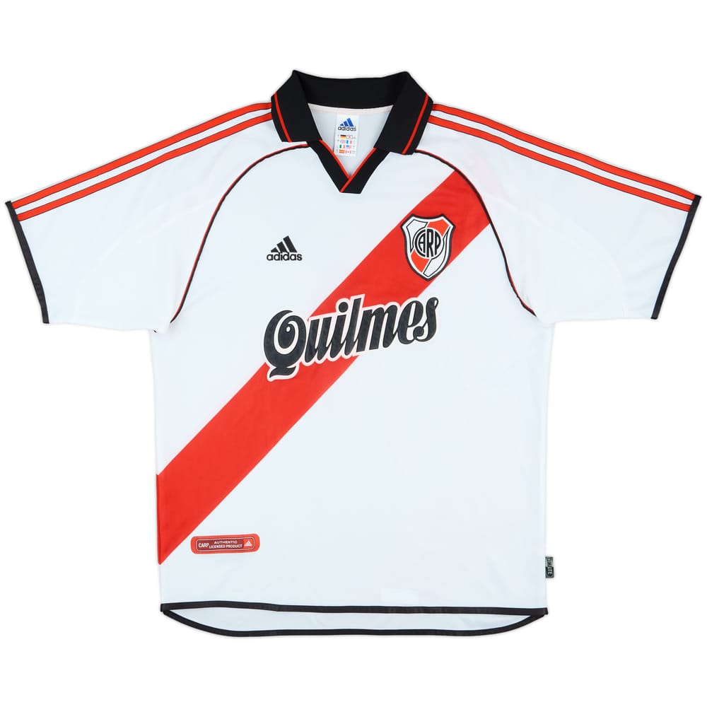 2000-02 River Plate Home Shirt - 8/10 - (L)