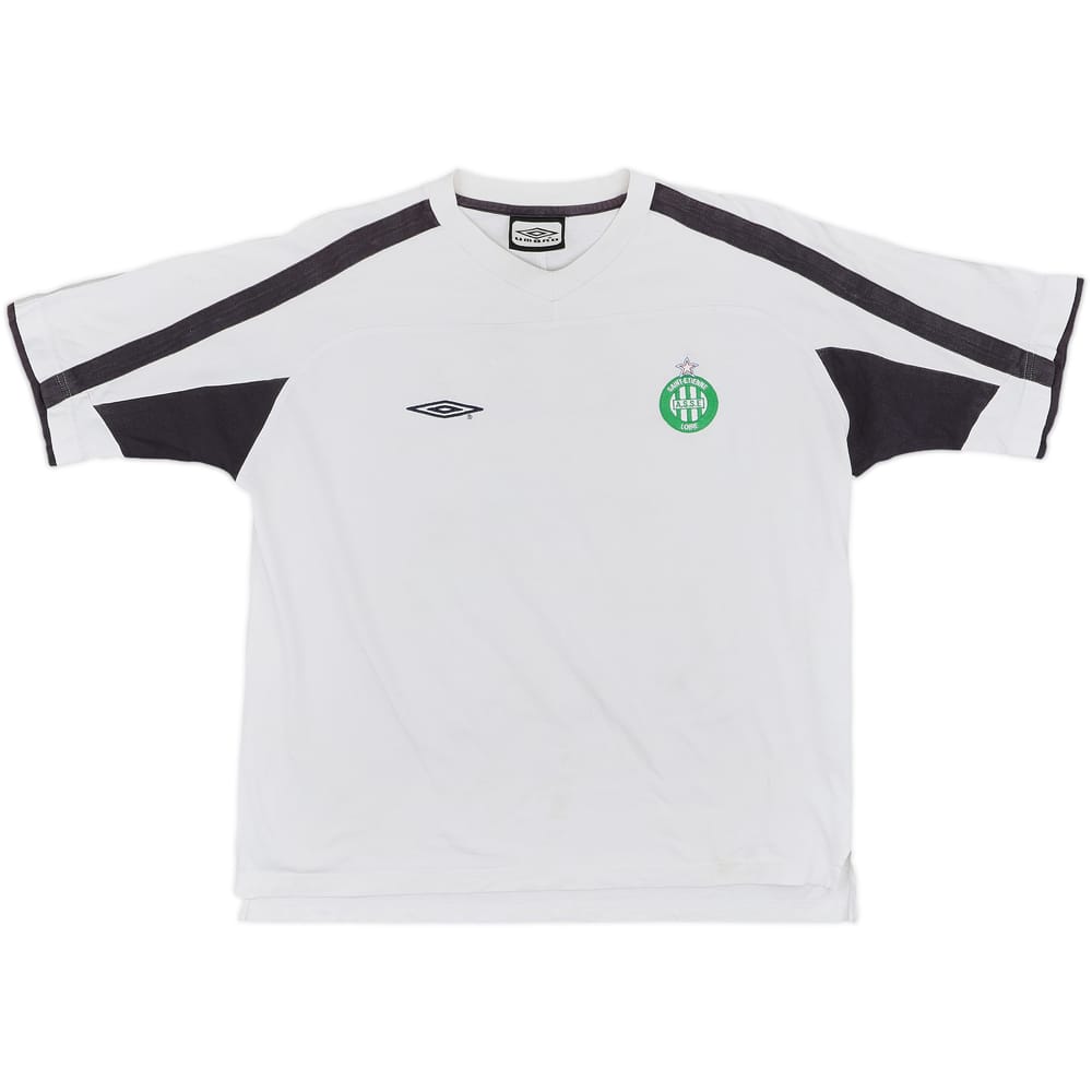 2002-03 Saint Etienne Umbro Cotton Tee - 7/10 - (L)
