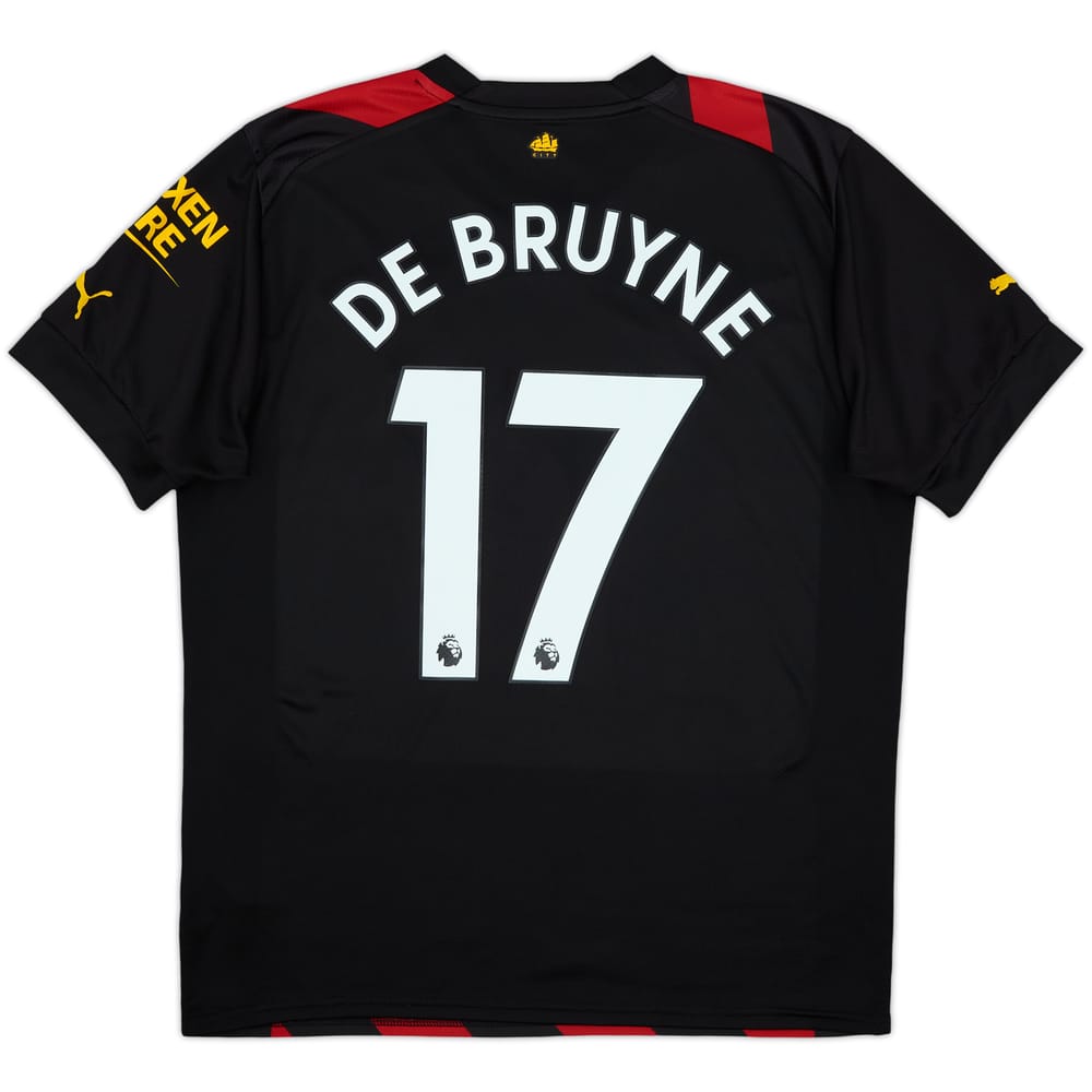 2022-23 Manchester City Away Shirt De Bruyne #17 - 8/10 - (L)