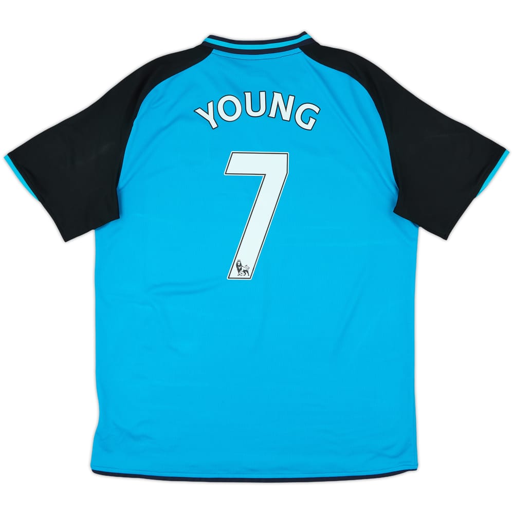 2008-09 Aston Villa Away Shirt Young #7 - 7/10 - (L)