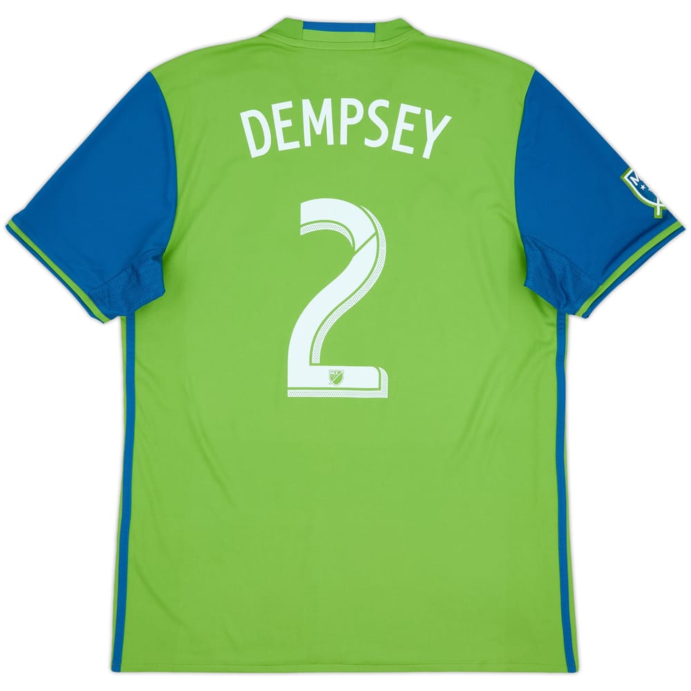 2016-17 Seattle Sounders Home Shirt Dempsey #2 - 7/10 - (L)