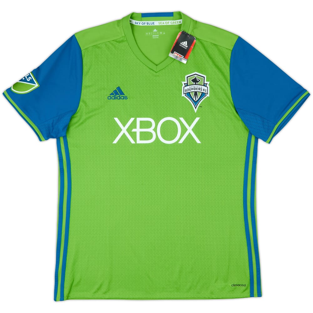 2016 Seattle Sounders Home Shirt - 9/10 - (L)