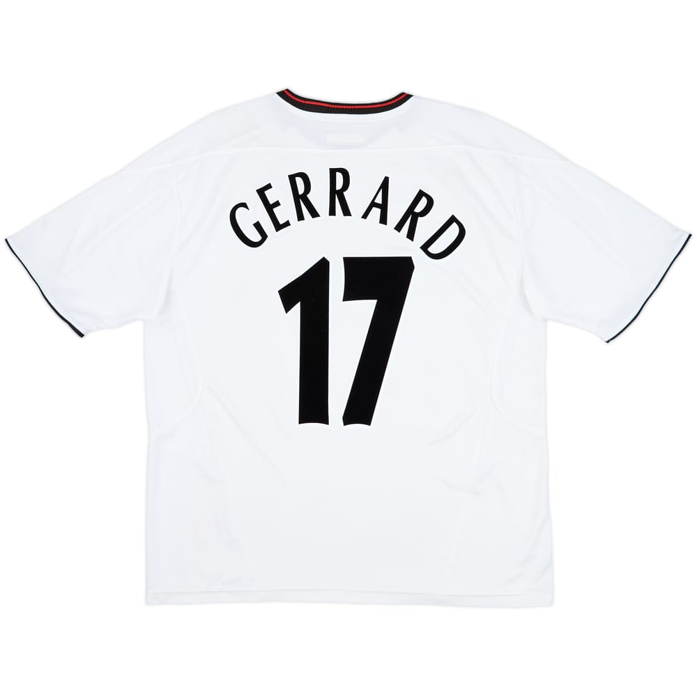 2003-04 Liverpool Away Shirt Gerrard #17 - 8/10 - (L)