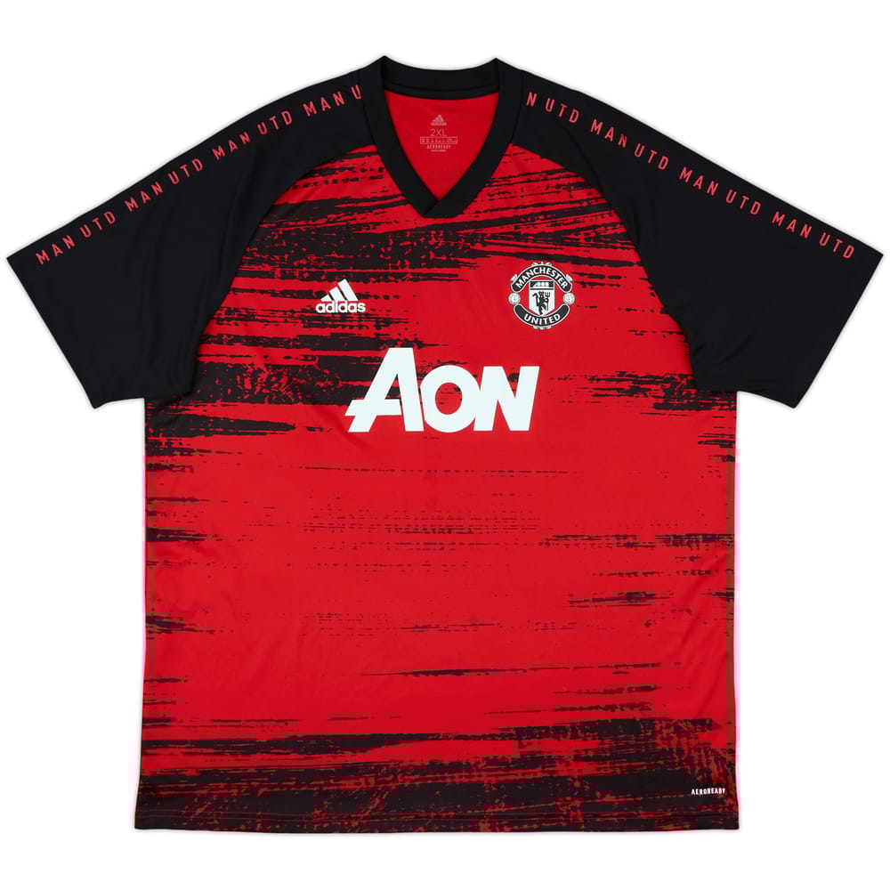 2020-21 Manchester United adidas Training Shirt - 9/10 - (XXL)