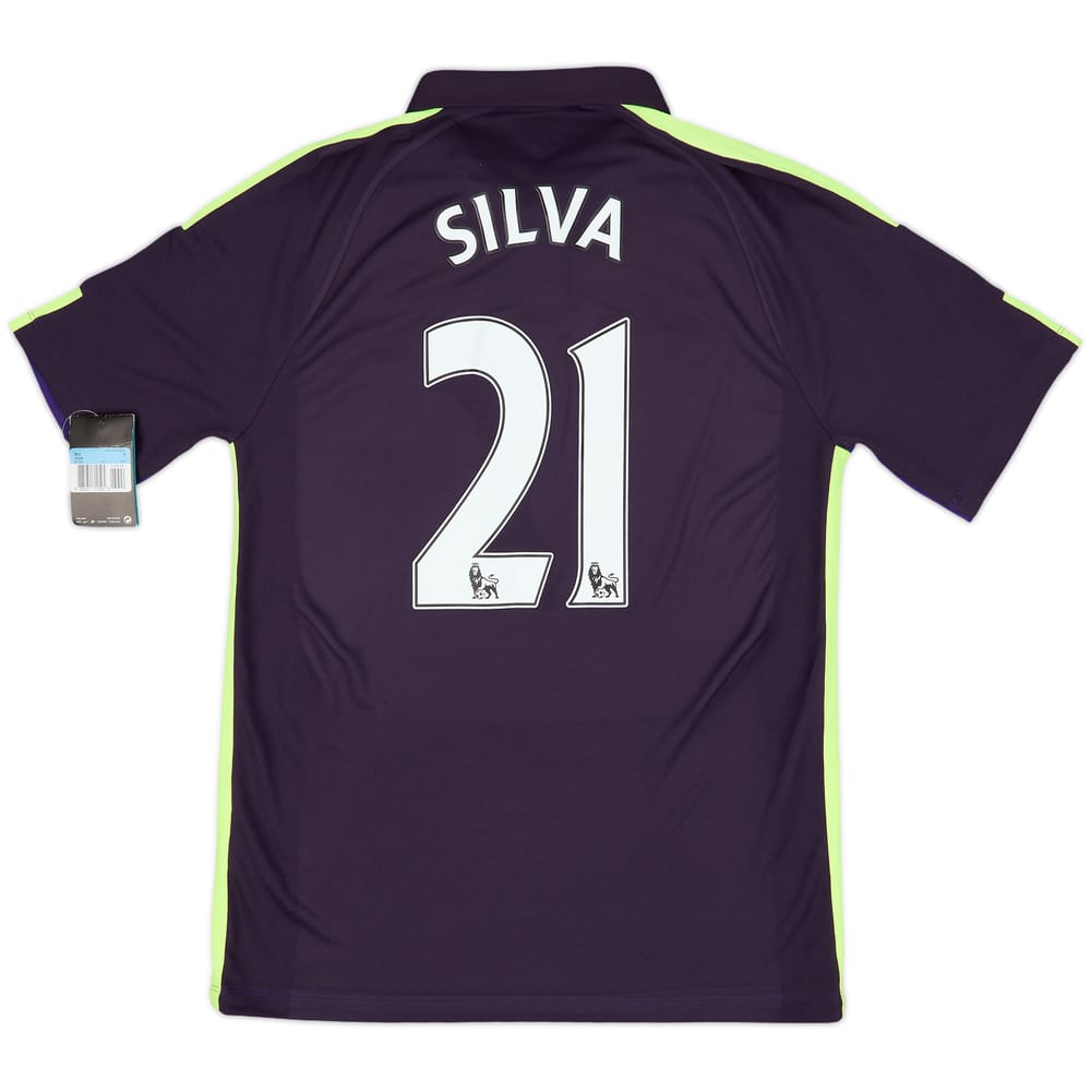 2014-15 Manchester City Third Shirt Silva #21 (M)